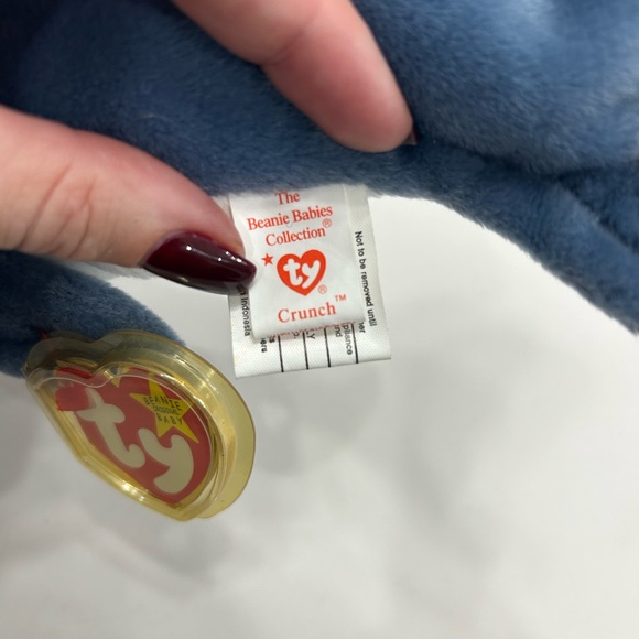 Rare Beanie Babie Crunch with tag errors - Picture 2 of 5
